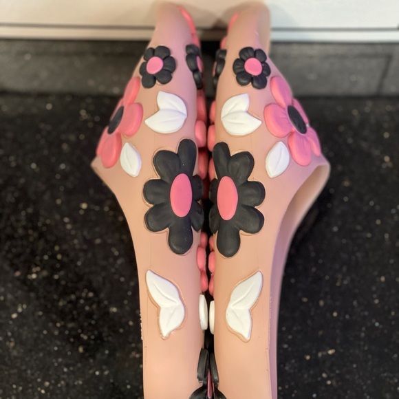 Prada Flower Rubber Pool Slides - Picture 4 of 8